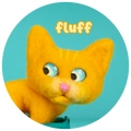 Fluff Face Button