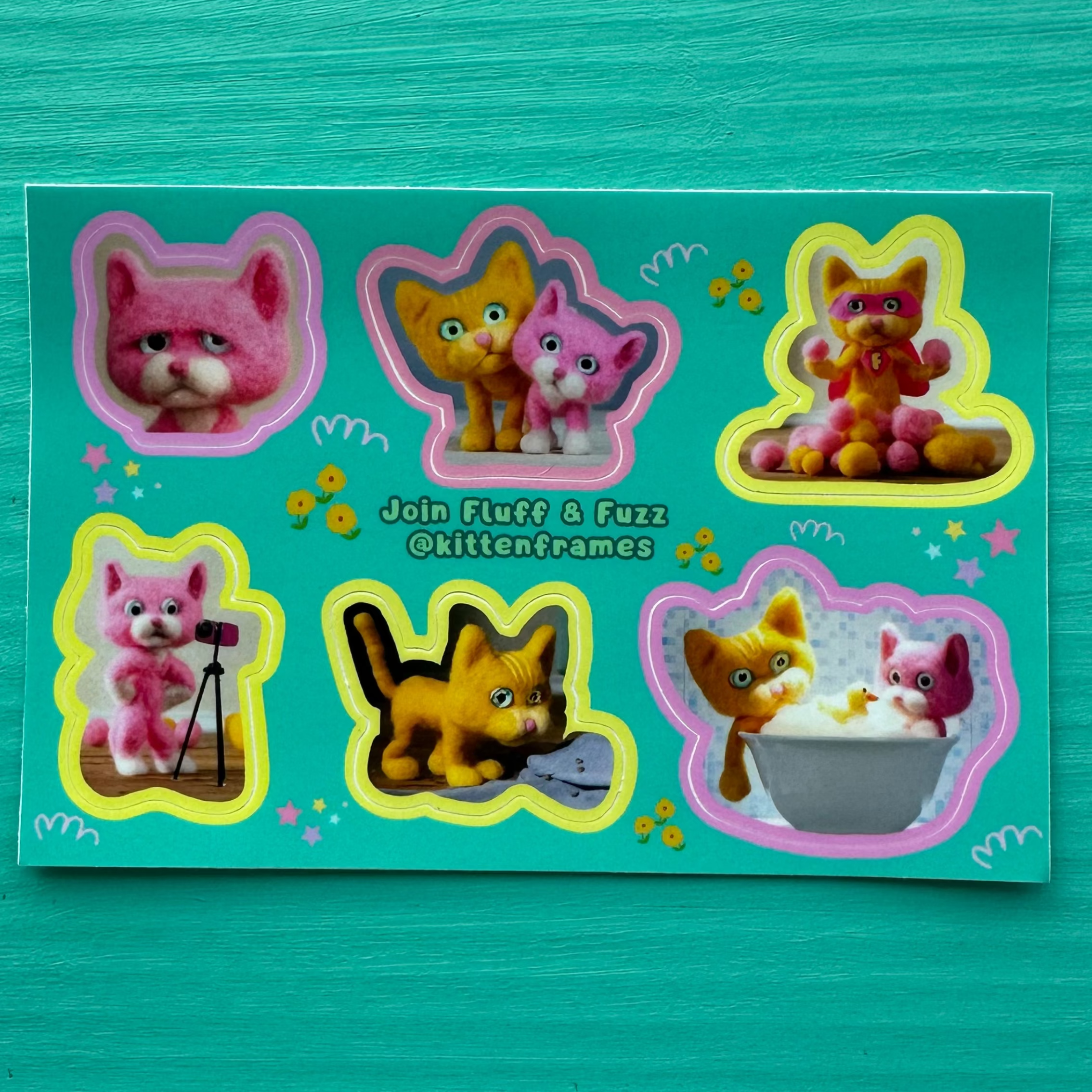 Fluff & Fuzz Sticker Sheet