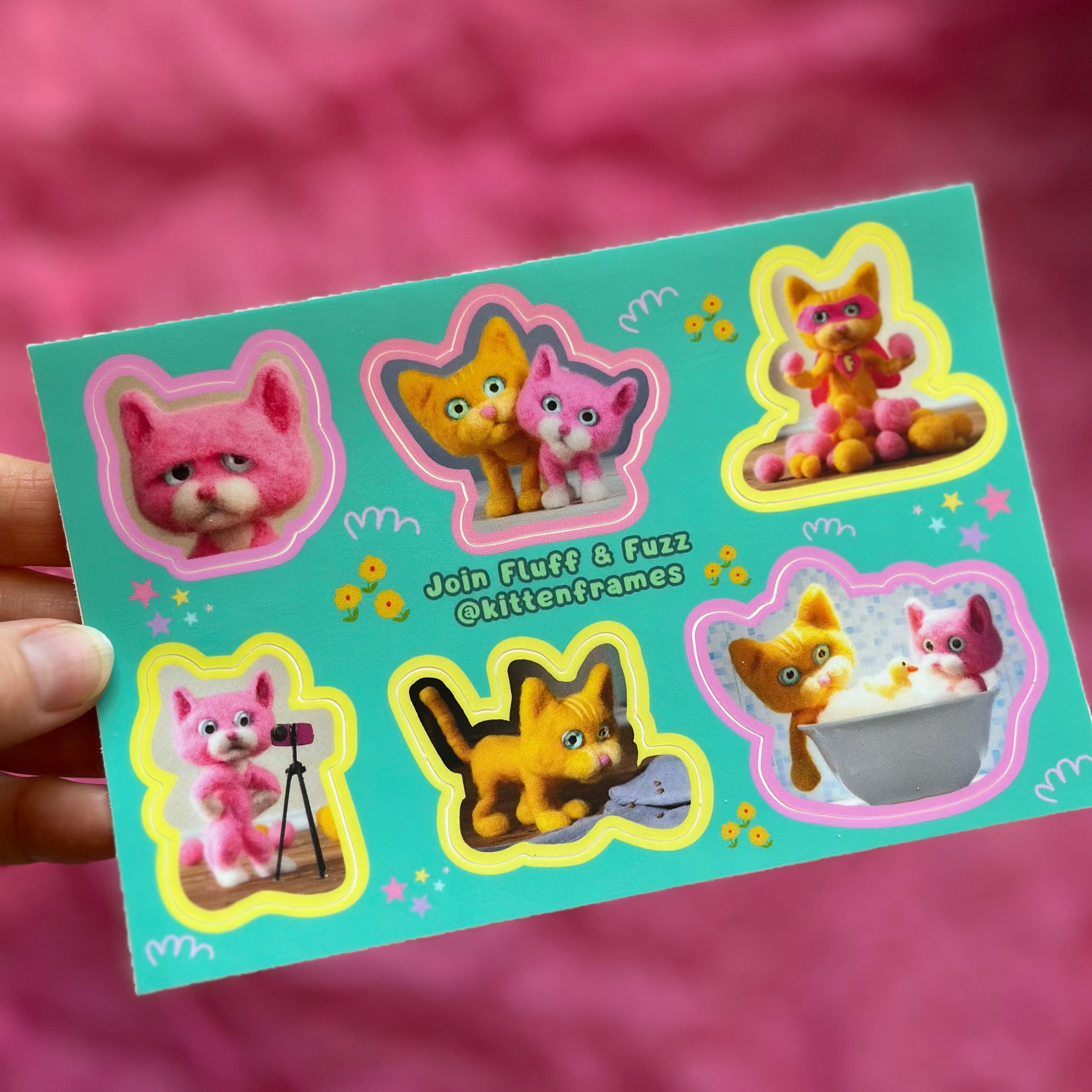 Fluff & Fuzz Sticker Sheet