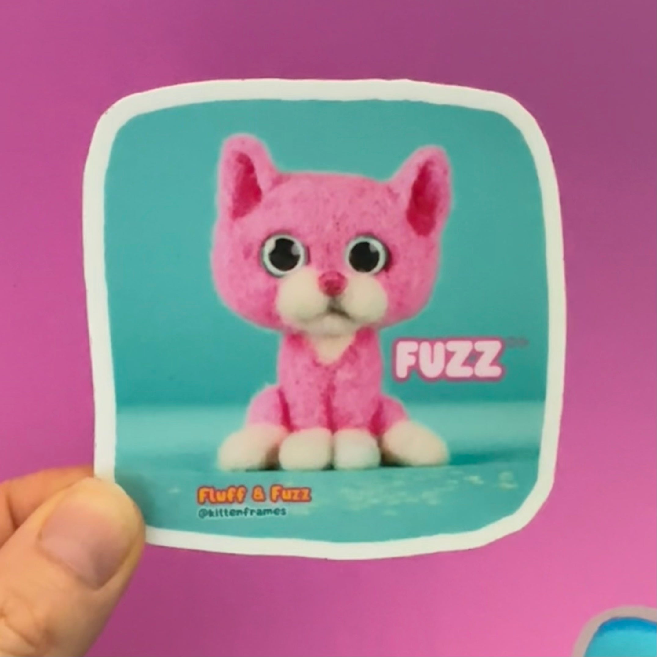 The Fuzz Sticker - Square