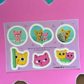 Fluff & Fuzz Mixed Sticker Sheet