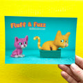Fluff & Fuzz Post Card