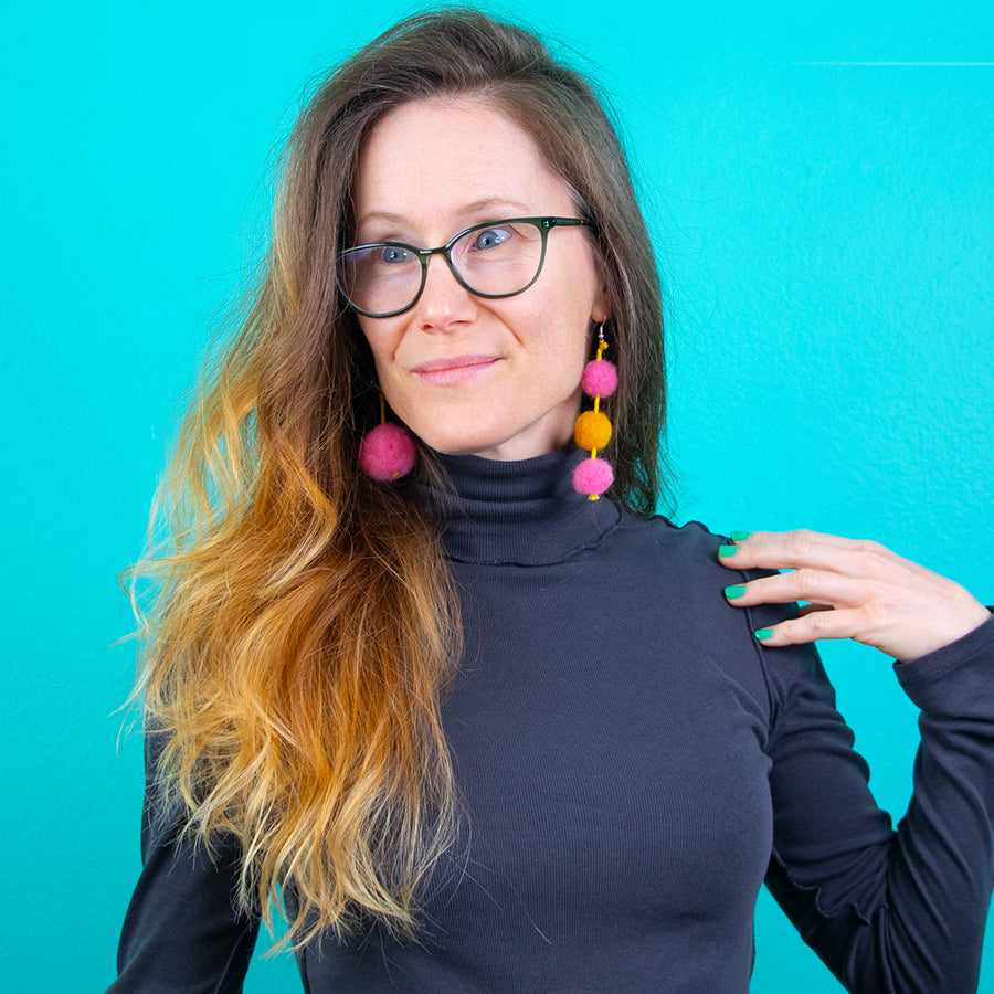 Fluff and Fuzz Earring