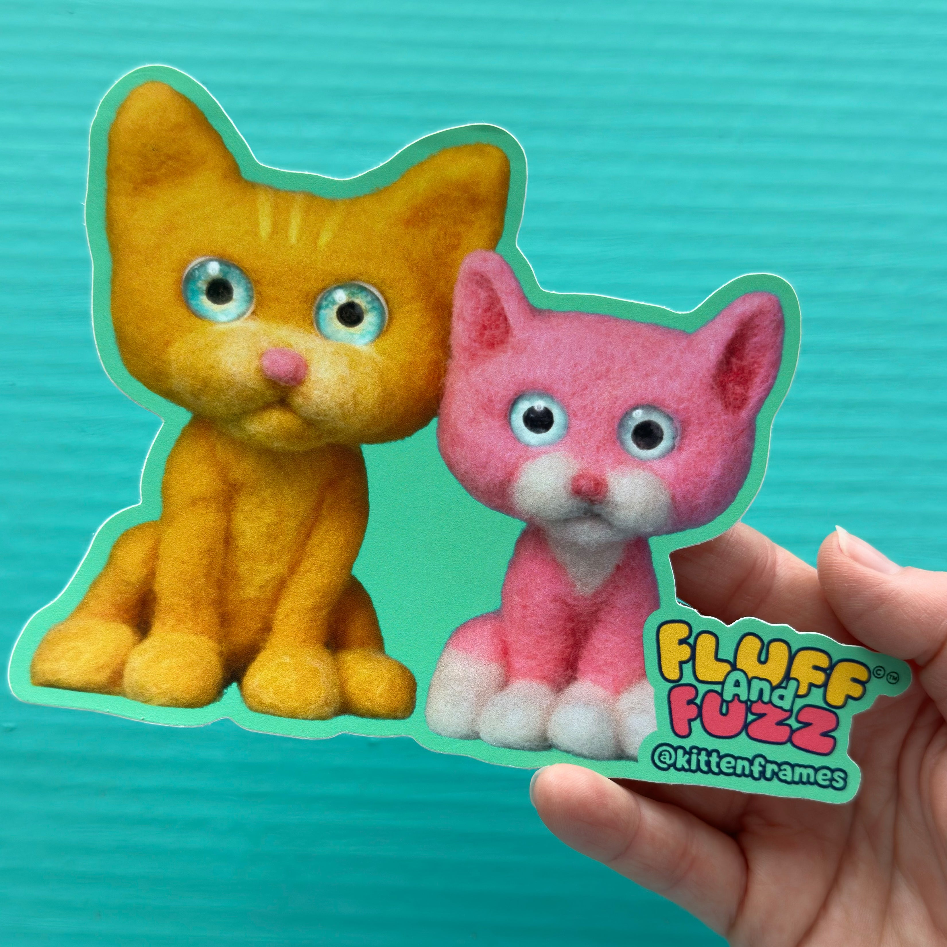 Fluff & Fuzz Jumbo Sticker
